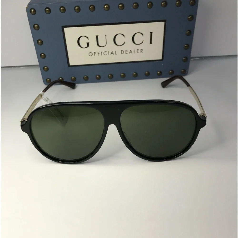 💯 - New Authentic GUCCI GG0829SA 002 Aviator Sunglasses